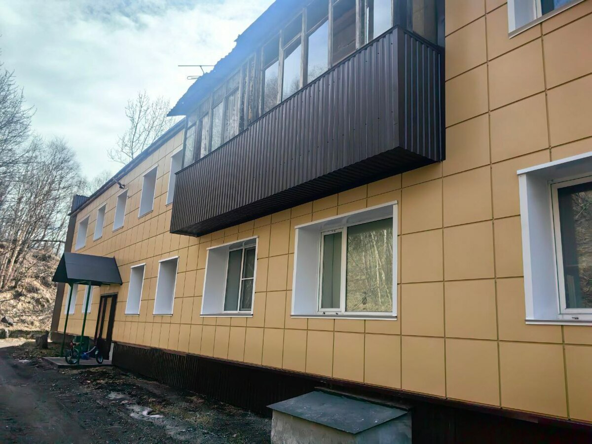 Фасад многоквартирного дома отремонтировали на Камчатке в этом году
